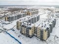 Финский городок Юттери. Общий вид. Аэрофотосъемка. Фото от 21.03.2018 г.