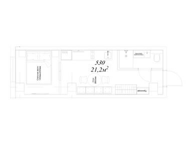 Планировки студии-апартаменты в Апарт-отель 4* на Херсонской, 39