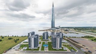 Панорама Бизнес-апартаментов «Лахта Плаза» в Приморском районе