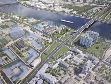 В Петербурге объявили конкурс на строительство Большого Смоленского моста на 40 млрд рублей