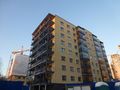 Работы по монтажу балконных ограждений 15 корпуса выполнены на 80%. Фото от 24.12.2012 года.