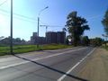 Ход строительства ЖК в Кировске, ул. Набережная. Фото от 12.08.2013 года.