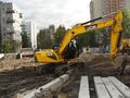 Ход строительства ЖК «Усадьба Воронцовых». Фото от 2 октября 2013 года.