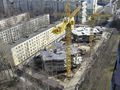 Ход строительства ЖК «Усадьба Воронцовых». Фото от 16 июня 2014 года.