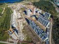 ЖК «Шуваловский». Вид сверху. Ход строительства. Аэрофотосъемка. Фото от 13.09.2016 г.