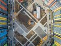 ЖК «Самое сердце». Внутренняя территория комплекса. Вид сверху. Аэрофотосъемка. Фото от 03.04.2016 г.
