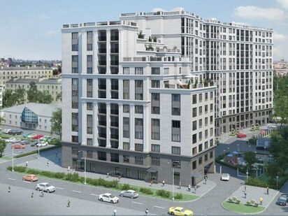 ЖК бизнес-класса состоит из четырех разноэтажных секций (7-14 этажей). ЖК «Богемия»|Новострой-СПб