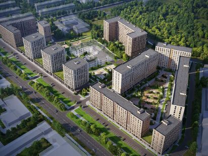 Проект включает 11 домов бизнес-класса. ЖК «Большая Охта»|Новострой-СПб