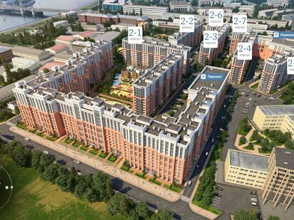 В состав жилого комплекса входят 7 корпусов. ЖК «Новый Лесснер»|Новострой-СПб