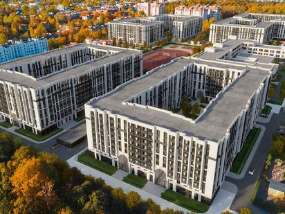 Проект состоит из трех очередей, в каждой из которых по два 9-этажных корпуса и подземный паркинг. ЖК «Кинопарк»|Новострой-СПб