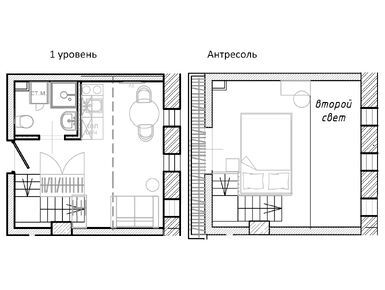 Планировки студии-апартаменты в ЖК «Апарт-комплекс Культ Отважных»