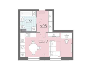 Планировки студии-апартаменты в Комплекс апартаментов NEOPARK (Неопарк)