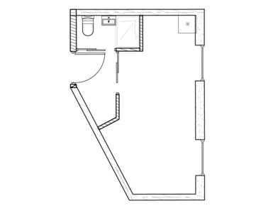 Планировки студии-апартаменты в Апарт-отель Vertical (Вертикаль) на Орджоникидзе
