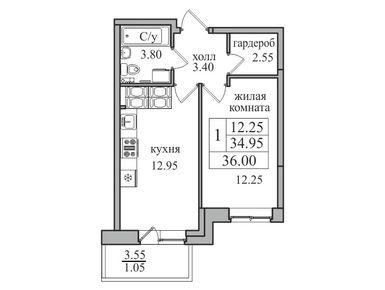 Купить Однокомнатную Квартиру Парнас Северная Долина