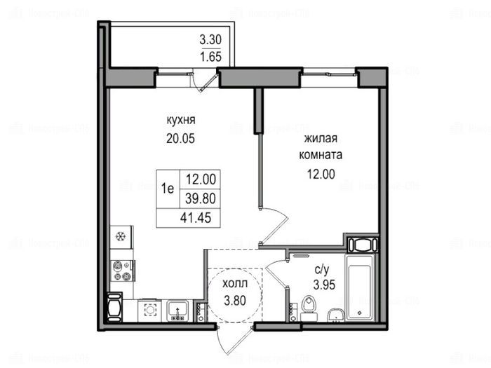 Купить Однокомнатную Квартиру Парнас Северная Долина