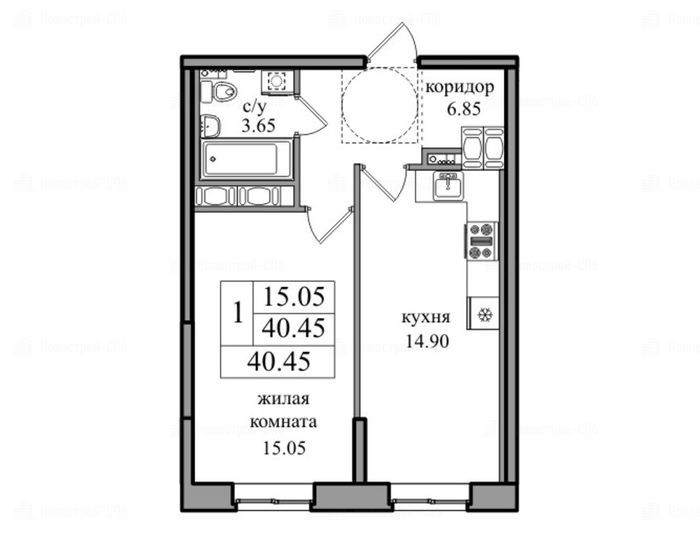 Купить Однокомнатную Квартиру Парнас Северная Долина