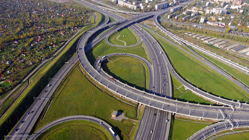Многоуровневая развязка с КАД (Юг) на Южном участке ЗСД