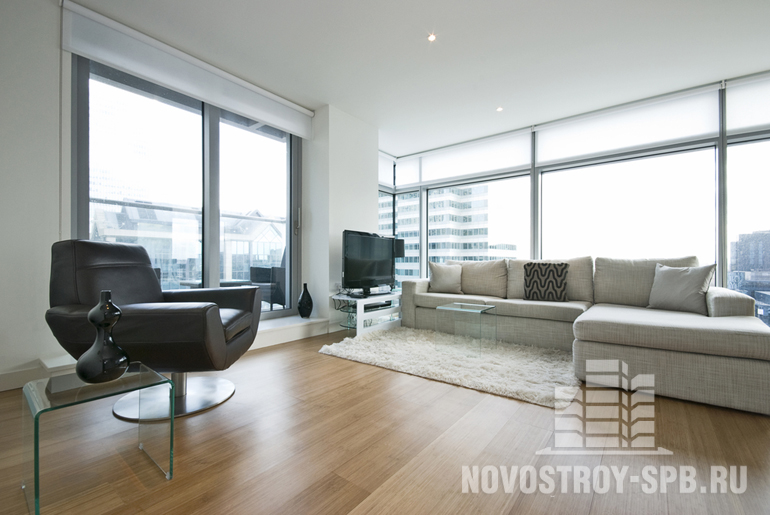 Видовые квартиры пользуются популярностью у петербуржцев Квартира с панорамными окнами